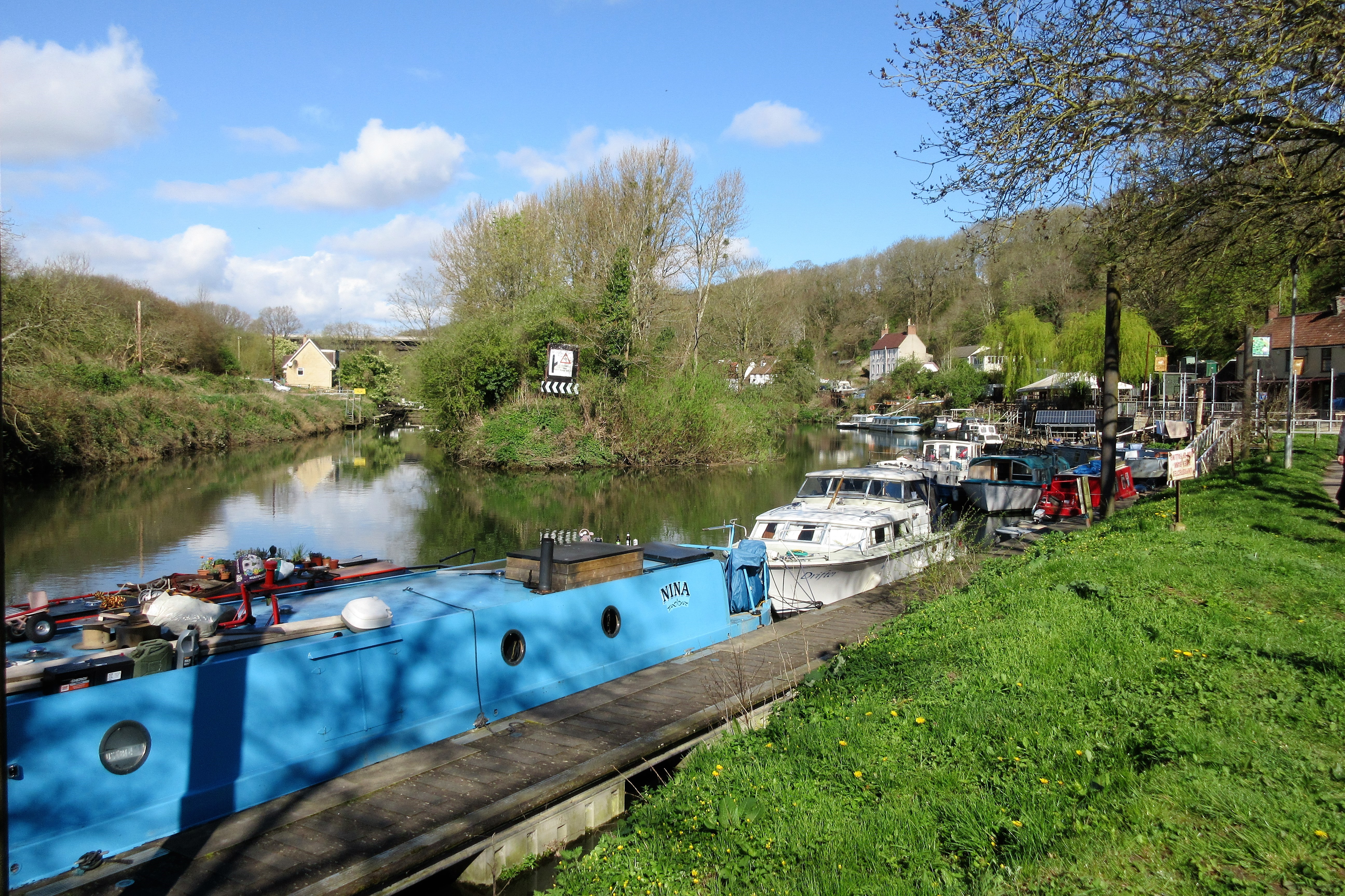 Looking towards Hanham Lock
